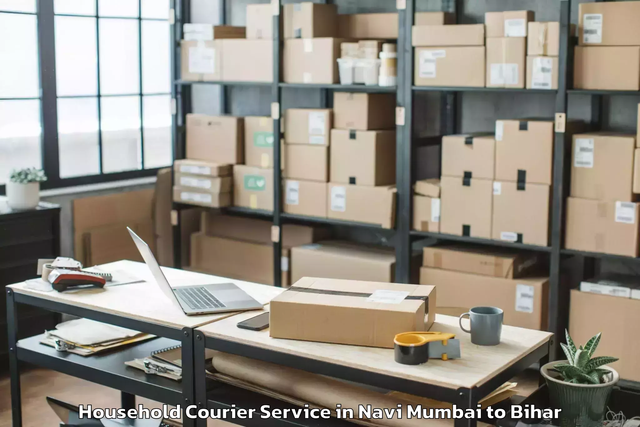 Navi Mumbai to Marouna Household Courier